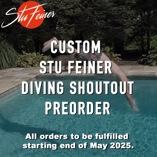Custom Stu Feiner Diving Shoutout Video PREORDER