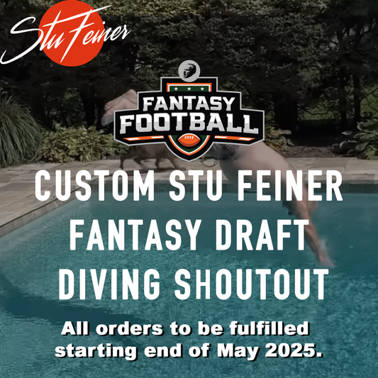 Custom Stu Fantasy Football Diving Shoutout Video PREORDER