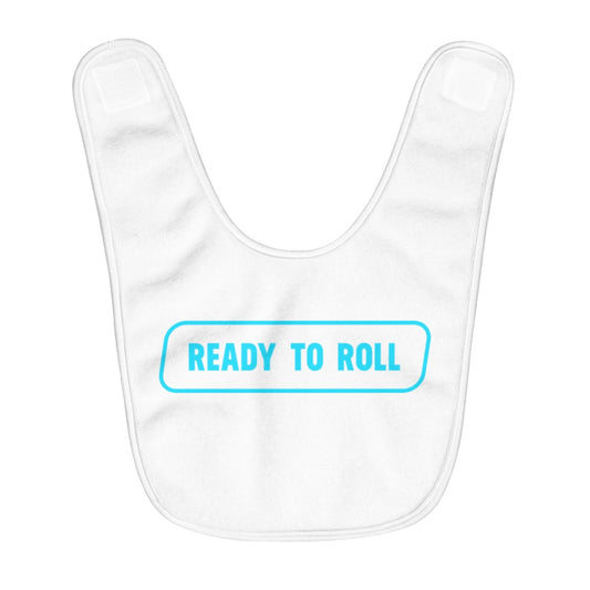 Ready to Roll Baby Boy's Bib